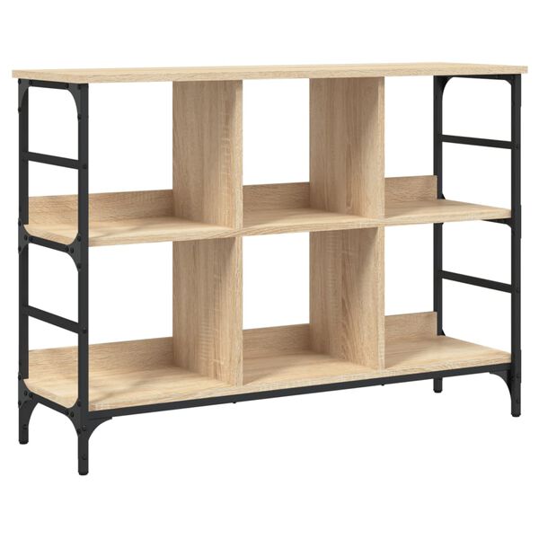 vidaXL Sideboard Sonoma Oak 102x32x73.5 cm Engineered Wood