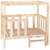 vidaXL Dog Bed 105.5x83.5x100 cm Solid Wood Pine