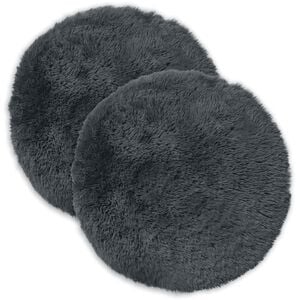 vidaXL Cushion with Pillow HEERLEN 2 pcs Anthracite PV Fleece