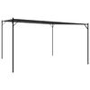 vidaXL Gazebo Anthracite 4x4 m 180 g/m&sup2; Fabric and Steel