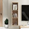 vidaXL TV Cabinet Sonoma Oak 30.5x30x110 cm Engineered Wood