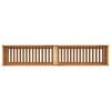 vidaXL Garden Planter with Liner 199x38.5x50 cm Solid Wood Acacia