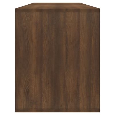 vidaXL TV Cabinet Brown Oak 130x35x50 cm Engineered Wood