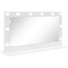 vidaXL Vanity Mirror White 80 x 45 x 18 cm Glass and Engineered wood