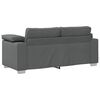 vidaXL Sofa 140cm Dark Grey Fabric