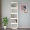 vidaXL Book Cabinet/Room Divider White 40x35x167 cm Solid Wood Pine