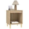 vidaXL Bedside Cabinets 2 pcs Sonoma Oak 40x35x50 cm