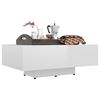 vidaXL Coffee Table High Gloss White 85x55x31 cm Engineered Wood