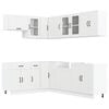 vidaXL 11 Piece Kitchen Cabinet Set "Lucca" White Engineered Wood