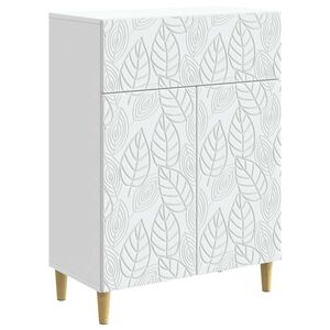 vidaXL Sideboard White 66 x 34.5 x 90 cm Engineered Wood