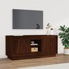 vidaXL TV Cabinet Brown Oak 102x35x45 cm Engineered Wood
