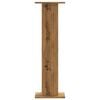 vidaXL Plant Stands 2 pcs Artisian Oak 30x30x95 cm Engineered Wood