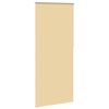 vidaXL Roller blind blackout 124.4x230 cm Fabric Width 120 cm beige