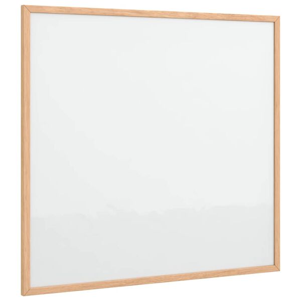 vidaXL Magnetic Whiteboard with Solid Pine Wood Frame 60x55 cm