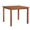 vidaXL Garden Table 85x85x74 cm Solid Acacia Wood