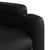 vidaXL Recliner Chair Black Faux Leather