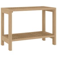 vidaXL Bathroom Side Table 60x30x45 cm Solid Wood Teak