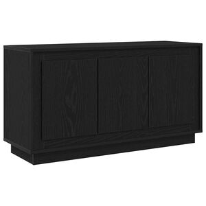 vidaXL Sideboard Black Oak 102 x 35 x 55 cm Engineered Wood