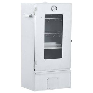 vidaXL BBQ Oven Smoker with 1kg Wood Chips 44,5x29x83 cm