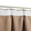 vidaXL Blackout Curtain with Hooks Taupe 290x245 cm