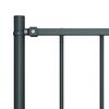 vidaXL Fence Panel Woerden with Posts Steel 1.7x1 m Anthracite