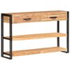 vidaXL Sideboard 120x30x75 cm Solid Acacia Wood