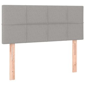 vidaXL Headboards Dark Grey 160x5x78/88 cm Fabric