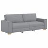 vidaXL Sofa 3 pcs Light Grey 220 x 80 x 84 cm Fabric