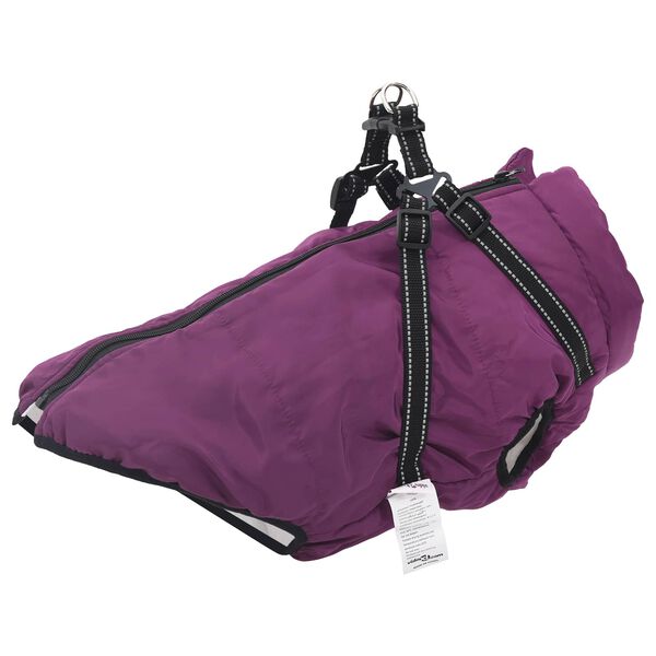 vidaXL Dog Coat Purple L44