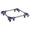 vidaXL Washing Machine Base Grey 66 x 66 x 12 cm Stainless Steel