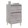 vidaXL Bedside Cabinet Grey Sonoma 40x35x70 cm