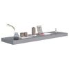 vidaXL Floating Wall Shelf Grey 90x23.5x3.8 cm MDF