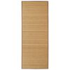 Rectangular Brown Bamboo Rug 120 x 180 cm
