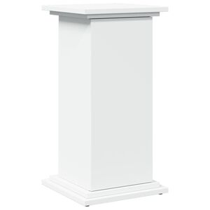 vidaXL Display Stand with Storage White 31x30x60 cm Engineered Wood