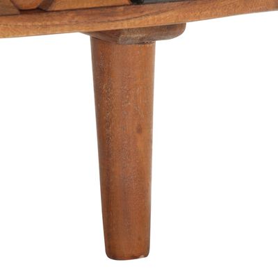 vidaXL Coffee Table 68x68x38 cm Solid Acacia Wood