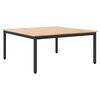 vidaXL Coffee Table Natural 100 x 100 x 45 cm Solid Pine Wood