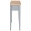 vidaXL Dressing Console Table Grey 79x30x74 cm Wood