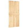 vidaXL Door NARVIK Natural 95 x 210 cm Solid Pine Wood