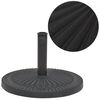vidaXL Parasol Base | Black | Resin, Steel | 29 kg | Durable | Parasol Base