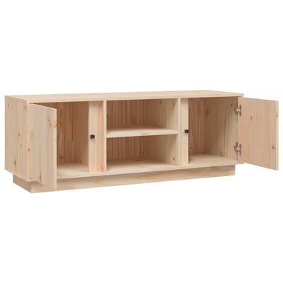 vidaXL TV Cabinet 110x35x40.5 cm Solid Wood Pine