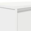 vidaXL Desk White 120x42x76 cm Engineered Wood