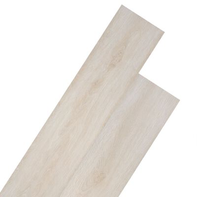 vidaXL Self-adhesive PVC Flooring Planks 5.02m² 2mm Oak Classic White