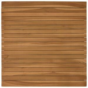 vidaXL Table Top 70 x 70 x 3.5 cm Square Solid Teak Wood Natural