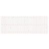 vidaXL Wall Headboard White 159.5x3x60 cm Solid Wood Pine