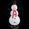 vidaXL Decorative Christmas Snowman Figure LED Luxury Fabric 180cm