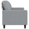 vidaXL 2-Seater Sofa Light Grey 140 cm Fabric