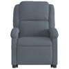 vidaXL Electric Stand up Massage Recliner Chair Dark Grey Velvet