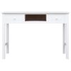 vidaXL Writing Desk White 110x45x76 cm Wood