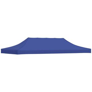 vidaXL Party Tent Roof 3x6 m Blue