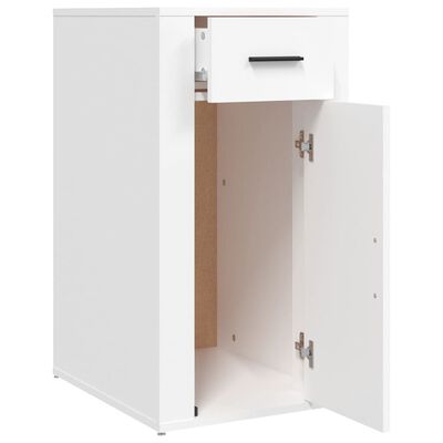 vidaXL Desk Cabinet White 40x49x75 cm Engineered Wood